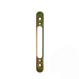 MORTISE LOCK FACE PLATE, WIDE, 4-5/8 INCH SCREW HOLES