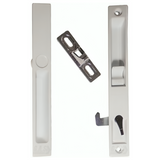 Sliding Glass Patio Door Handle Set, Flush Mount, Non-Keyed, 6-5/8" Screw Holes | Sliding Door Handle Replacement Hardware Repair Fix Sliding Door (DL-502) - Garage and Sliding Door Hardware