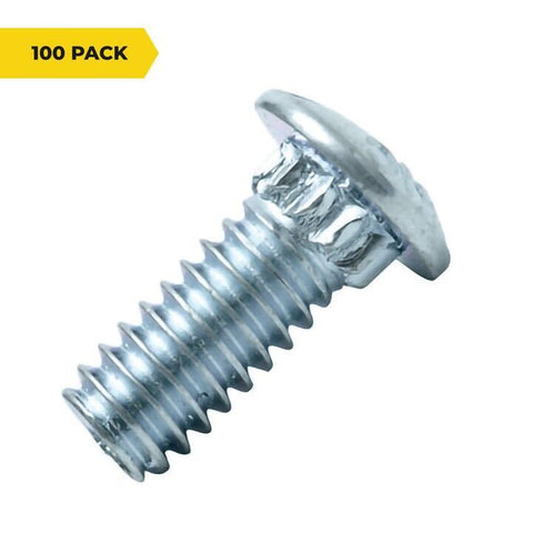 Slotted Rib Neck Track Bolts - 1/4" x 5/8"