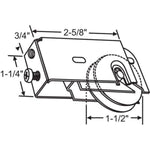 Croft Premium Roller Replacement for Sliding Glass Patio Doors - 1-1/2" Precision Bearing Steel Wheel - Garage and Sliding Door Hardware