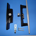 Surface Internal Replacement Wooden Handle Sliding Patio Internal Door Latch Set, 3-1/2 Inch Hole - DH-106X