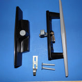 Surface Internal Replacement Wooden Handle Sliding Patio Internal Door Latch Set, 3-1/2 Inch Hole - DH-106X
