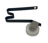 "M"-Shaped Screen Door Roller Replacement, Nylon or Steel Wheels | Sliding Patio Screen Door Repair (SR-301) (2-Pack) - Garage and Sliding Door Hardware