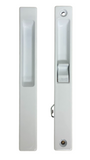 Flush Mount Handle Set with Nite Lock for Sliding Glass Doors | Lock Replacement for Sliding Glass Patio Door Repair (DL-501) - Garage and Sliding Door Hardware