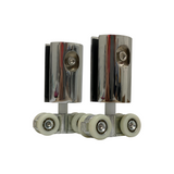 CRL Polished Chrome Hydroslide | Sliding Door Hanger Kit For Sliding Hanging Doors - Garage and Sliding Door Hardware
