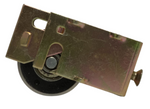 Sliding Door Roller Assembly Replacement for Patio Glass Door - 1 and 1/4" Precision Bearing Steel Wheel - Garage and Sliding Door Hardware
