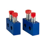 Garage Door Torsion Spring Repair Blocks Blue Color Wire Sizes .2187 - .3065 - BLUE