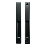 Sliding Patio Glass Door Flush Mount Dummy Handle, 6-5/8" Hole Spacing - No Lock