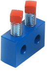 Garage Door Torsion Spring Repair Blocks Blue Color Wire Sizes .2187 - .3065 - BLUE