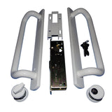 12.5" PGT 5400 Sliding Door Handle Set, Mortise Lock w/  Keys, 7-15/16" Hole Spacing (DH-489-WKA) - Garage and Sliding Door Hardware