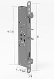 Windoor Dual Point Mortise Lock With Square Drive | Mortise Lock For Patio Screen Sliding Door | Lock Replacement for Sliding Door (DL-800) - Garage and Sliding Door Hardware