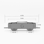 (DR-282-SS) Dupont Delrin Roller for Sliding Glass Doors - Garage and Sliding Door Hardware