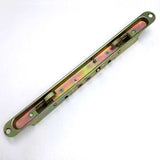 12.5" Dual Point Double Hook Sliding Glass Door Mortise Lock with 3/8" Recessed Plate - Fix and Repair Door Hardware