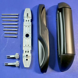 (DH-595-BLACK) Interlock Intuition Sliding Door Handle Kit, BLACK - Garage and Sliding Door Hardware