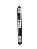 Black Two-Point Adjustable Wide Striker Keeper for Sliding Glass Patio Door Two Point Mortise Lock - Garage and Sliding Door Hardware