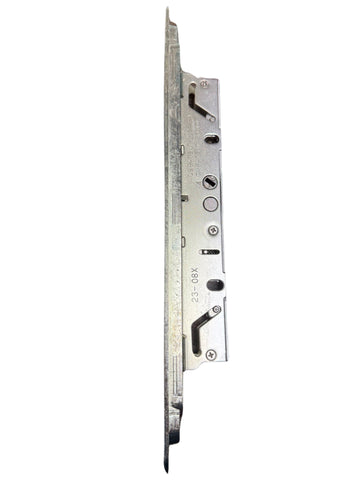 12-1/2" Two Point Mortise Lock With Screws for Sliding Patio Glass Doors - OFFSET latch position - Garage and Sliding Door Hardware