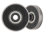 Croft Premium Roller Replacement for Sliding Glass Patio Doors - 1-1/4" Precision Bearing Steel Wheel - Garage and Sliding Door Hardware