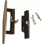 Surface Internal Replacement Wooden Handle Sliding Patio Internal Door Latch Set, 3-1/2 Inch Hole - DH-106X