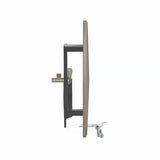 Surface Internal Replacement Wooden Handle Sliding Patio Internal Door Latch Set, 3-1/2 Inch Hole - DH-106X