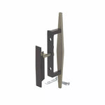 Surface Internal Replacement Wooden Handle Sliding Patio Internal Door Latch Set, 3-1/2 Inch Hole - DH-106X