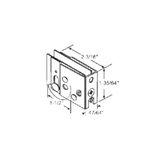 (DR-128-SP) Keller Harcar Roller for Sliding Glass Doors - Garage and Sliding Door Hardware