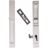 Sliding Glass Patio Door Handle Set, Flush Mount, Non-Keyed, 6-5/8" Screw Holes | Sliding Door Handle Replacement Hardware Repair Fix Sliding Door (DL-502) - Garage and Sliding Door Hardware