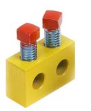 Garage Door Torsion Spring Repair Block - .3175 - .3625 - YELLOW