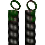 Garage Door Extension Springs For 120 lb. Door Weight - Green (Pair)