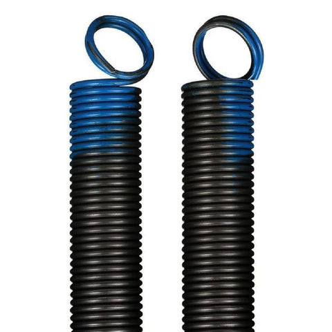 Garage Door Extension Springs For 140 lb. Door Weight - Blue (Pair)