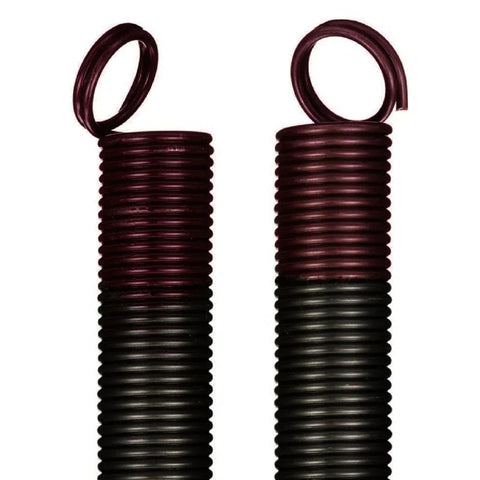 Garage Door Extension Springs For 160 lb. Door Weight - Brown (Pair)